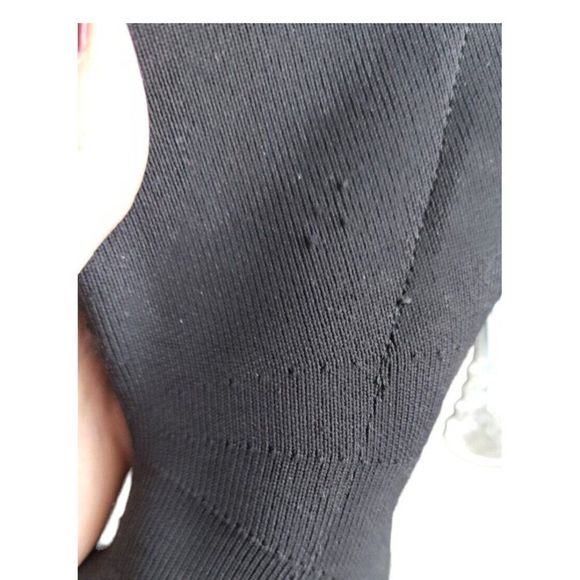 Azalea Wang Black Stretchy Bootie Spool clear High heels US size 7.5 - Picture 8 of 10